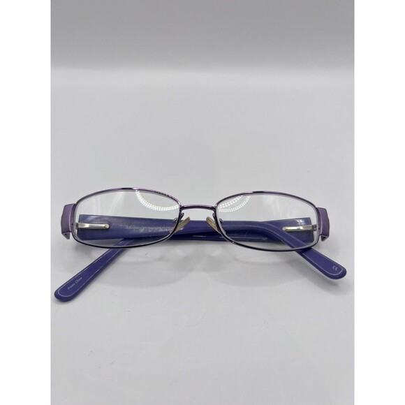 Legacy Lane 25 Eyeglasses Frame Women's Purple Full Rim Rectangular 52-16-140 - Picture 1 of 6